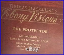 THOMAS BLACKSHEAR Ebony Visions THE PROTECTOR (black panther) LE 1500made