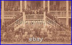 TWO ORIGINAL 1870's NEW ORLEANS LELAND UNIVERSITY FOR FREEDMEN PHOTOGRAPHS