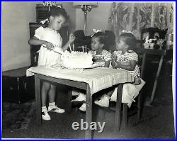 Teenie Harris / SIGNED original 8x10 photograph of three young Black girls