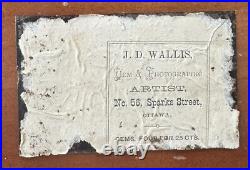 Telegraph Machine Worker Occupational Tintype / Rare Antique Photo Original