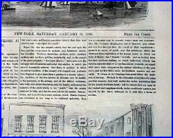 Terrific SLAVERY AUCTION Slaves Sale at Montgomery Alabama PRINT 1856 Newspaper