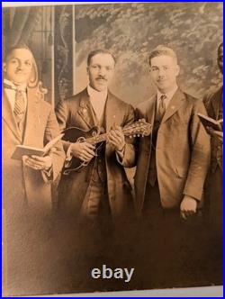 The Cleveland Gospel Quintet C. & M. A. RPPC Black Americana Antique Postcard