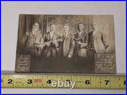 The Cleveland Gospel Quintet C. & M. A. RPPC Black Americana Antique Postcard