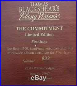 The Commitment Thomas Blackshear, Ebony Visions Ltd Ed #832 First Issue