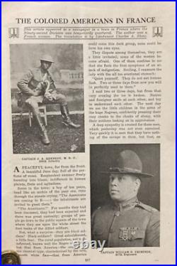 The CrisisFeb 1919WWI ReconstructionBlack Military+++ Vintage NAACP Magazine