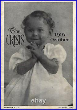 The CrisisOctober 1918Children #Vintage NAACP Black MagazineW. E. B. Du Bois