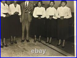 The Gainesville Georgia African American Gospel Group 1940s Original 8x10 Photo