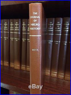 The Journal Of Negro History, Rare Collection 1916-1970 55 Volumes Plus Index
