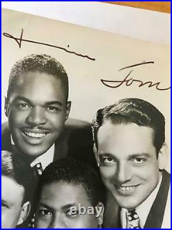 The Mariners Arthur Godfrey Black American pop group signed rare old Photo 1950s