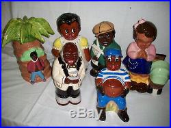 The Paper Boy Cookie Jar Alfano Pottery Very Special Black Americana Cookie Jar