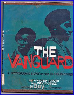 The Vanguard Photographic Essay on Black Panthers Huey Newton 1970 Ex-Lib HC