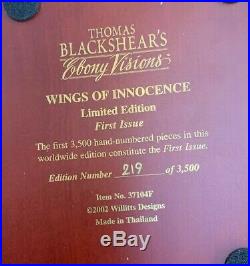 Thomas Blackshear Collectible Wings of Innocence Limited Edition First Issue Box