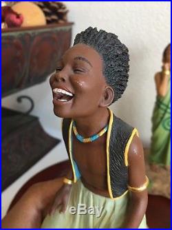 Thomas Blackshear Ebony Vision The Enchanted Piper Complete Set Figurines