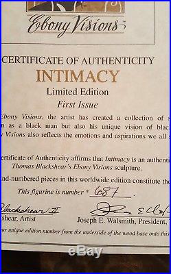 Thomas Blackshear Ebony Visions Intimacy First Issue Limited Edition New In Box