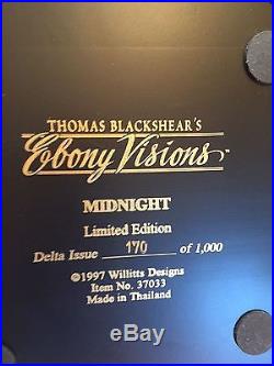 Thomas Blackshear Ebony Visions-Midnight-Ltd. Ed. Retired-Ca. 1997 First issue
