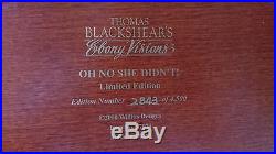 Thomas Blackshear Ebony Visions Oh No She Didnt Signed Rare #37074