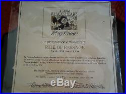 Thomas Blackshear Ebony Visions RITE OF PASSAGE Limited Edition with COA