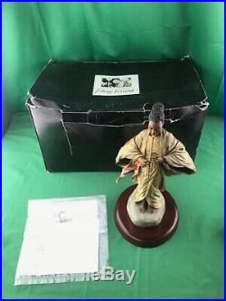 Thomas Blackshear Ebony Visions The Music Maker Box Rare Figurine