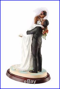 Thomas Blackshear Forever One Figurine Wedding Bride Groom Ebony Visions NEW