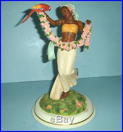 Thomas Blackshear Lenox ROSE BEAUTY Ebony Visions Figurine 12 Ltd Edt COA New