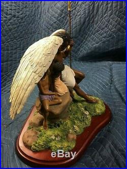 Thomas Blackshear's 2003 Limited Ed. Figurine- Under The Shelter Of His Wings