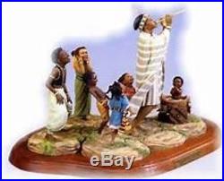 Thomas Blackshear's Ebony Vision The Enchanted Piper Complete Set Figurine NIB