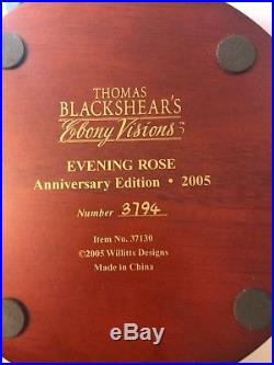Thomas Blackshear's Ebony Visions Evening Rose Figurine Anniversary Edition