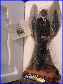 Thomas Blackshear's Ebony Visions SIGNED Barack Obama Figurine NIB