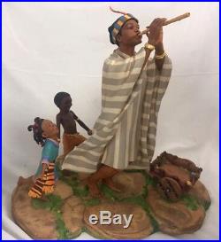 Thomas Blackshear's Ebony Visions The Enchanted Piper Figurine NIB with issue