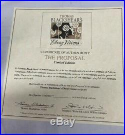 Thomas Blackshear's Ebony Visions The Proposal Limited Edition #5014 With Box