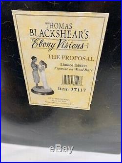 Thomas Blackshear's Ebony Visions The Proposal Limited Edition #5014 With Box