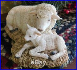 Thomas BlackshearEbony VisionsLimited Edition The Nativity SHEEP with LAMBLenox