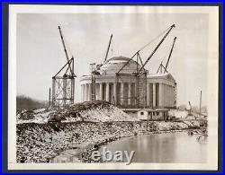 Thomas Jefferson Memorial under construction Washington DC 1941 Orig Press Photo