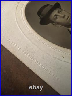 Tintype Photo African American Man with Hat Stamped March 7, 1860