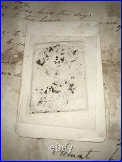 Tintype Photo African American Man with Hat Stamped March 7, 1860