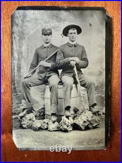 Tintype Post Civil War Soldiers