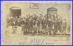 Tobacco Growers & Buyers Greenville Tennessee Antique Photo White & Black Men