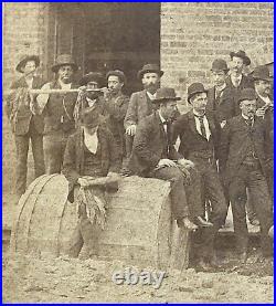 Tobacco Growers & Buyers Greenville Tennessee Antique Photo White & Black Men