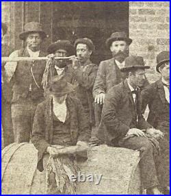 Tobacco Growers & Buyers Greenville Tennessee Antique Photo White & Black Men