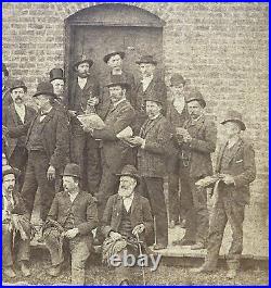 Tobacco Growers & Buyers Greenville Tennessee Antique Photo White & Black Men