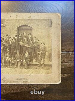 Tobacco Growers & Buyers Greenville Tennessee Antique Photo White & Black Men