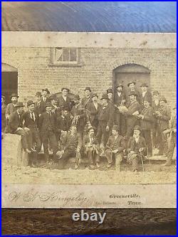 Tobacco Growers & Buyers Greenville Tennessee Antique Photo White & Black Men