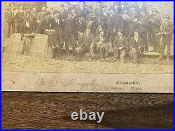 Tobacco Growers & Buyers Greenville Tennessee Antique Photo White & Black Men