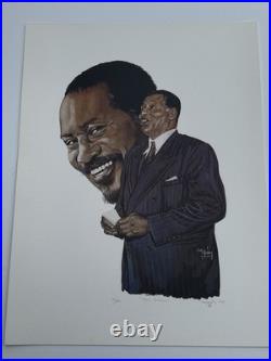 Tom Mckinney Print Signed Numbered Black Americana Collection Famous Portrait