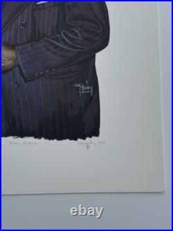 Tom Mckinney Print Signed Numbered Black Americana Collection Famous Portrait