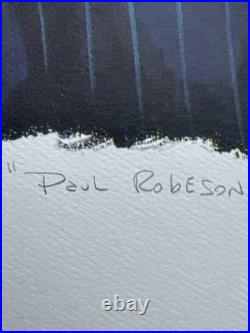 Tom Mckinney Print Signed Numbered Black Americana Collection Famous Portrait