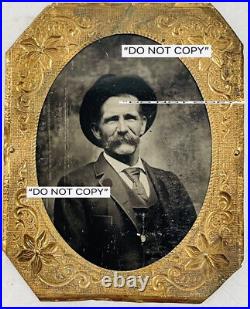 Tombstone, Arizona Wyatt Earp Tintype Photo. Excellent Very Rare AUTHENTIC