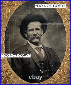 Tombstone, Arizona Wyatt Earp Tintype Photo. Excellent Very Rare AUTHENTIC