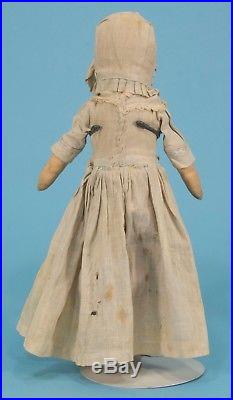 Topsy Turvey Black & White Antique Cloth Rag Doll July 1901 Likely Bruckner