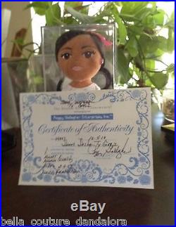 Ty Sweet Sasha Michelle Obama Inaugural Controversial Doll Authenticated Sealed